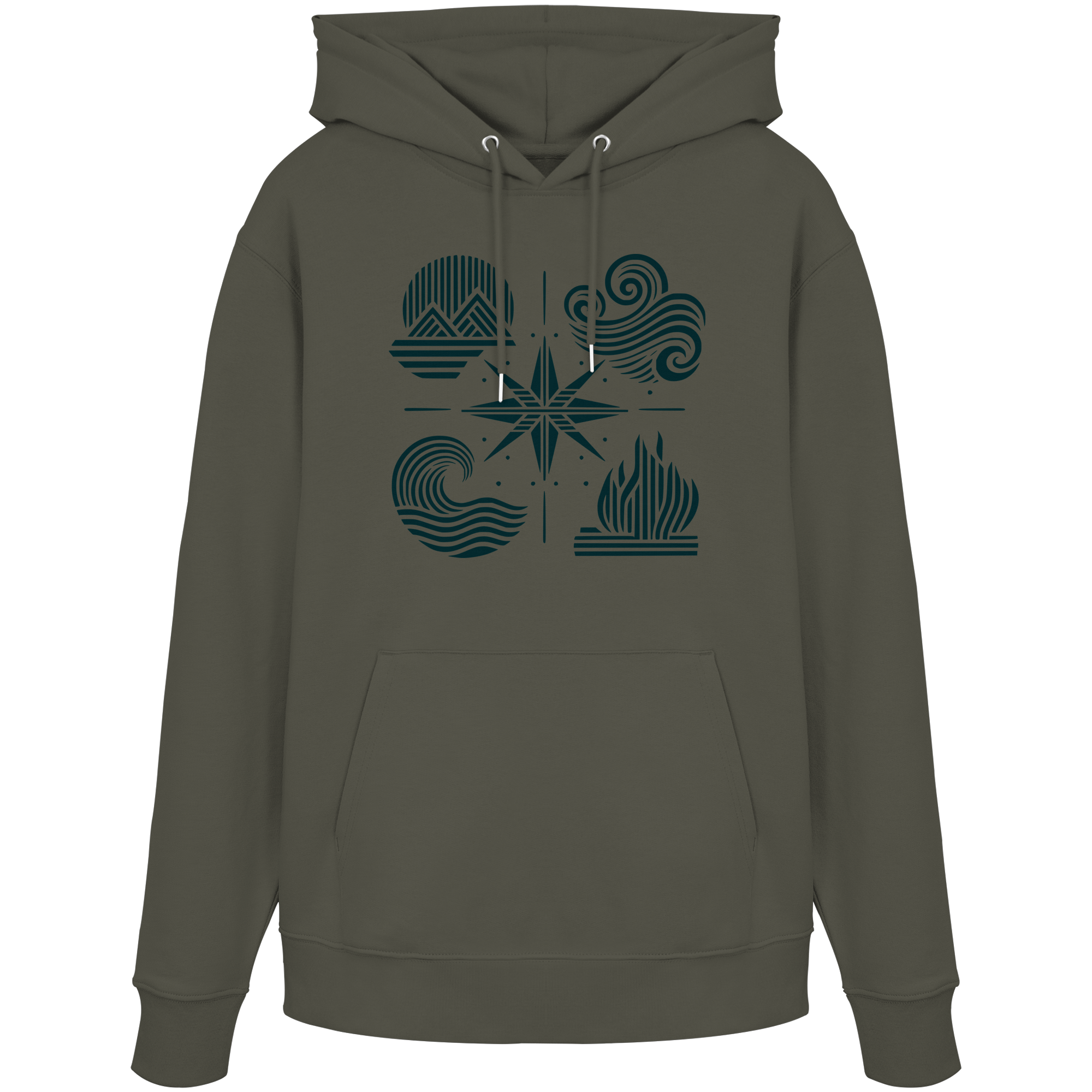 The Four Elements – Nature in Balance 2.0 Kopie - Organic Hoodie