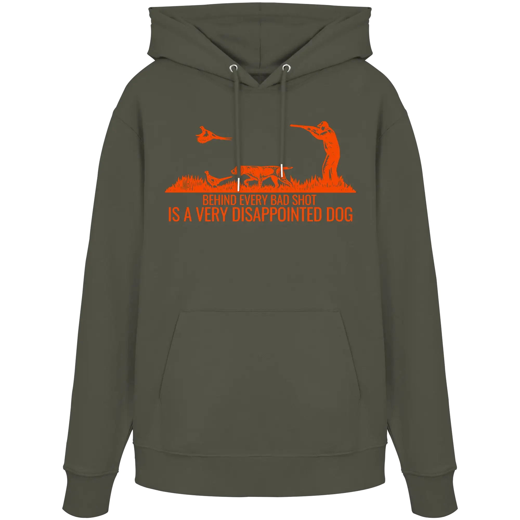 German Pointer – Behind Every Bad Shot Is A Very Disappointed Dog - Organic Hoodie