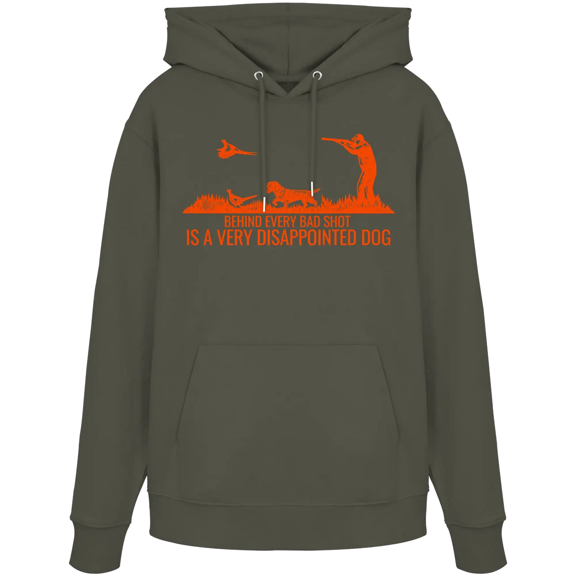 Wirehaired Dachshund – Behind Every Bad Shot Is A Very Disappointed Dog - Organic Hoodie