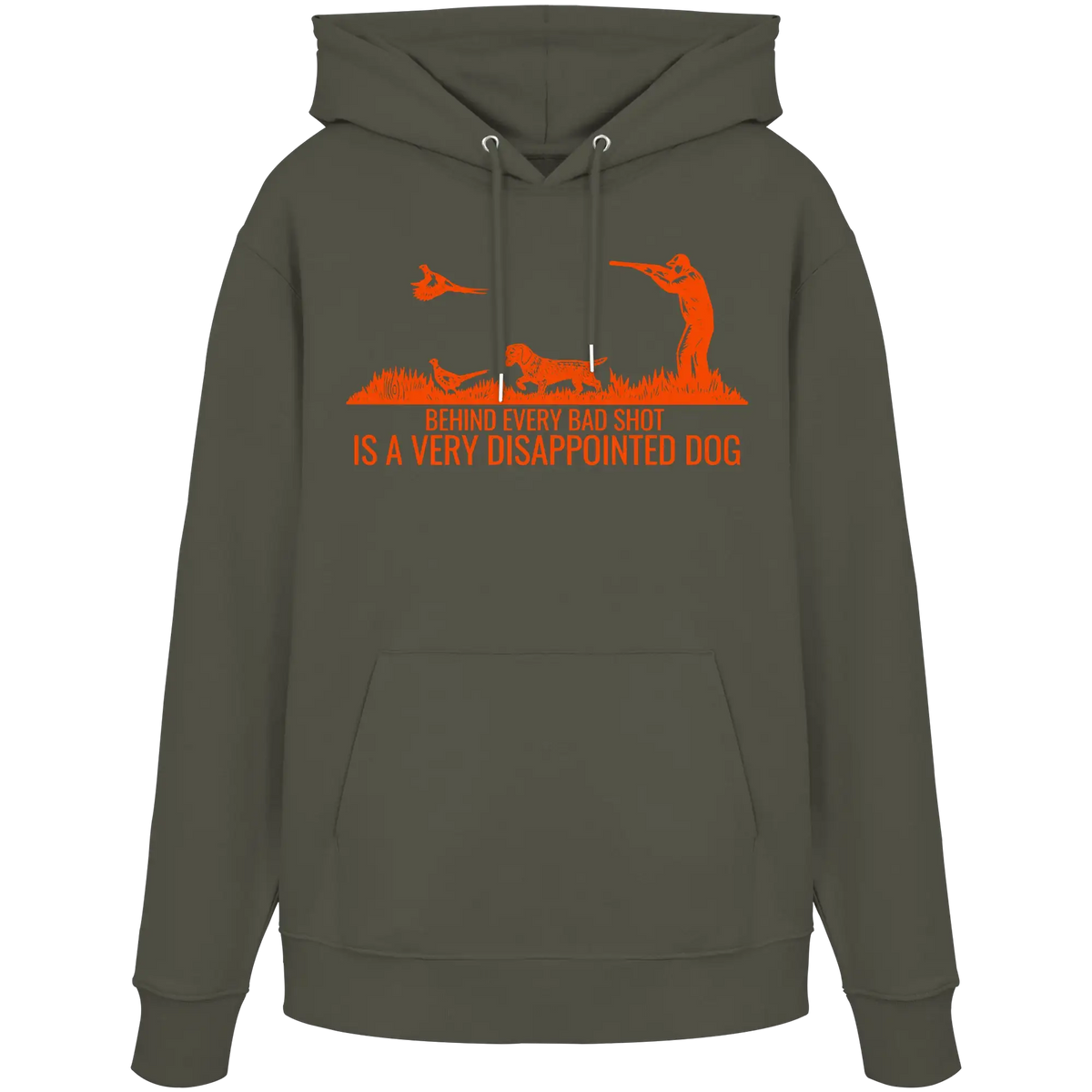 Wirehaired Dachshund – Behind Every Bad Shot Is A Very Disappointed Dog - Organic Hoodie