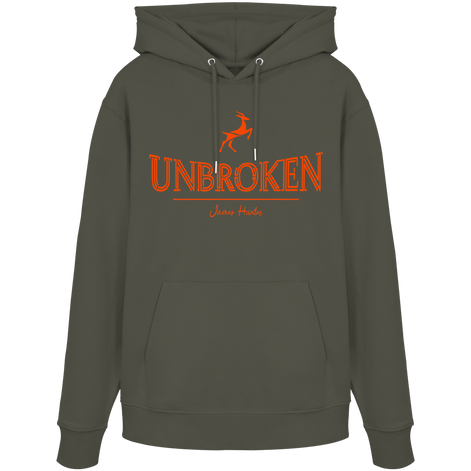 Unbroken — Leaping Deer Organic Hoodie