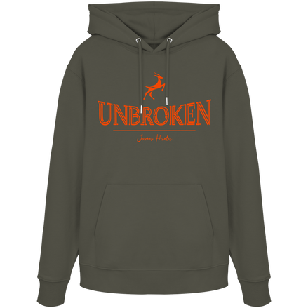 Unbroken — Leaping Deer Organic Hoodie