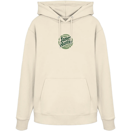 Camping- & Wanderbekleidung – Retro-Wildnis-Print – Bio-Kapuzenpullover