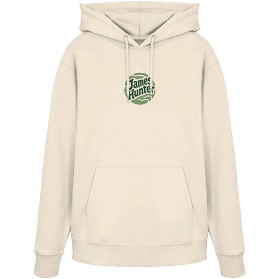 Camping- & Wanderbekleidung – Retro-Wildnis-Print – Bio-Kapuzenpullover