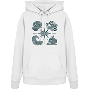 The Four Elements – Nature in Balance 2.0 Kopie - Organic Hoodie