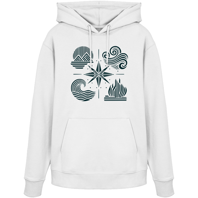 The Four Elements – Nature in Balance 2.0 Kopie - Organic Hoodie