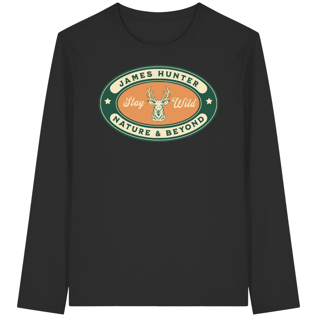 Stay Wild – James Hunter Original - Organic Longsleeve T-Shirt