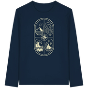 The Four Elements – Nature in Balance 1.0 - Organic Longsleeve T-Shirt