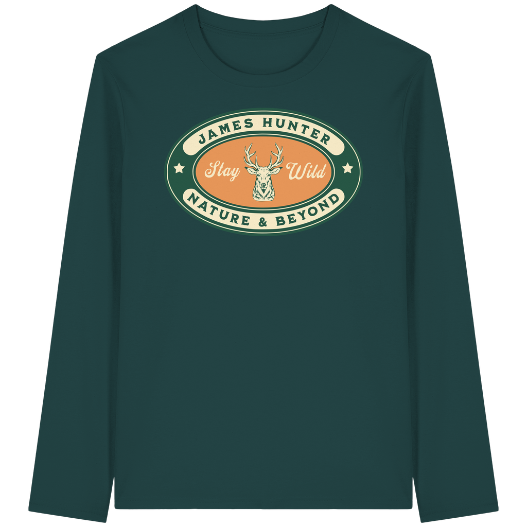 Stay Wild – James Hunter Original - Organic Longsleeve T-Shirt