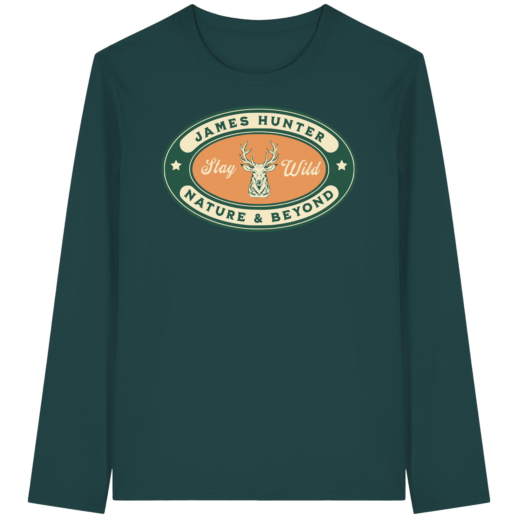 Stay Wild – James Hunter Original - Organic Longsleeve T-Shirt
