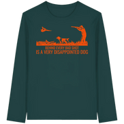 Münsterländer – Behind Every Bad Shot Is A Very Disappointed Dog Kopie - Organic Longsleeve T-Shirt
