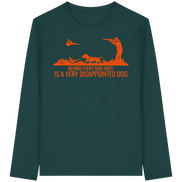 Wirehaired Dachshund – Behind Every Bad Shot Is A Very Disappointed Dog - Organic Longsleeve T-Shirt