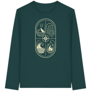 The Four Elements – Nature in Balance 1.0 - Organic Longsleeve T-Shirt