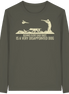 German Pointer – Behind Every Bad Shot Is A Very Disappointed Dog - Organic Longsleeve T-Shirt