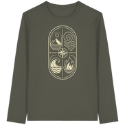 The Four Elements – Nature in Balance 1.0 - Organic Longsleeve T-Shirt
