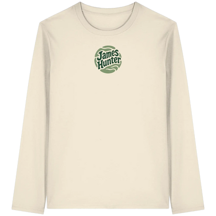 Camping- & Wanderbekleidung – Retro Wilderness Print – Bio-Langarmshirt