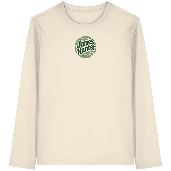 Camping- & Wanderbekleidung – Retro Wilderness Print – Bio-Langarmshirt