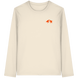 The Encounter — Boar & Hunter & Dog Silhouette Organic T-Shirt - Organic Longsleeve T-Shirt