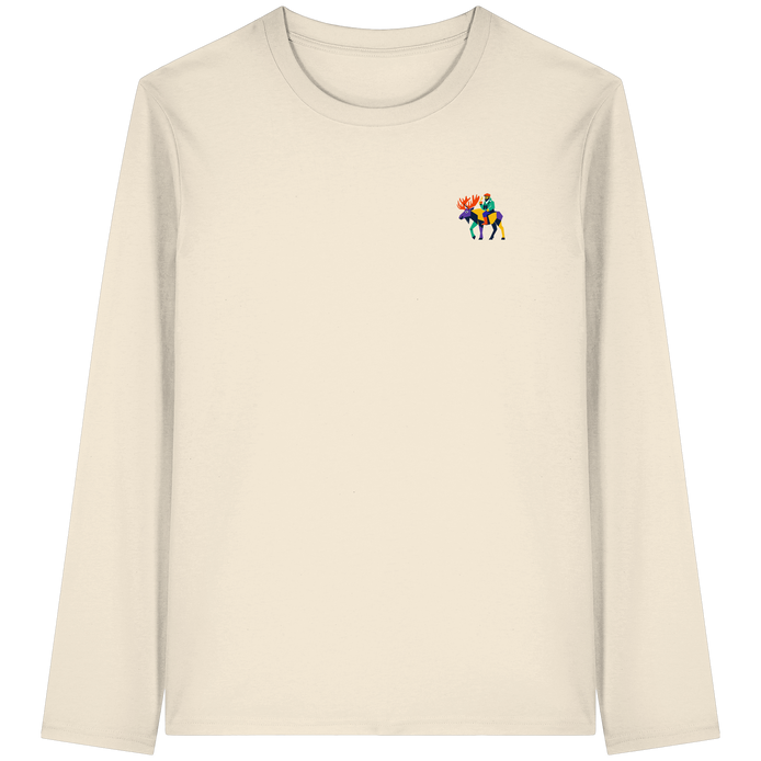 Moose Commute — Minimalist Collection Organic T-Shirt - Organic Longsleeve T-Shirt
