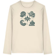 The Four Elements – Nature in Balance 2.0 Kopie - Organic Longsleeve T-Shirt