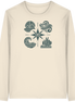 The Four Elements – Nature in Balance 2.0 Kopie - Organic Longsleeve T-Shirt