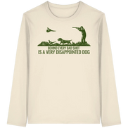 Wirehaired Dachshund – Behind Every Bad Shot Is A Very Disappointed Dog - Organic Longsleeve T-Shirt