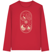 The Four Elements – Nature in Balance 1.0 - Organic Longsleeve T-Shirt
