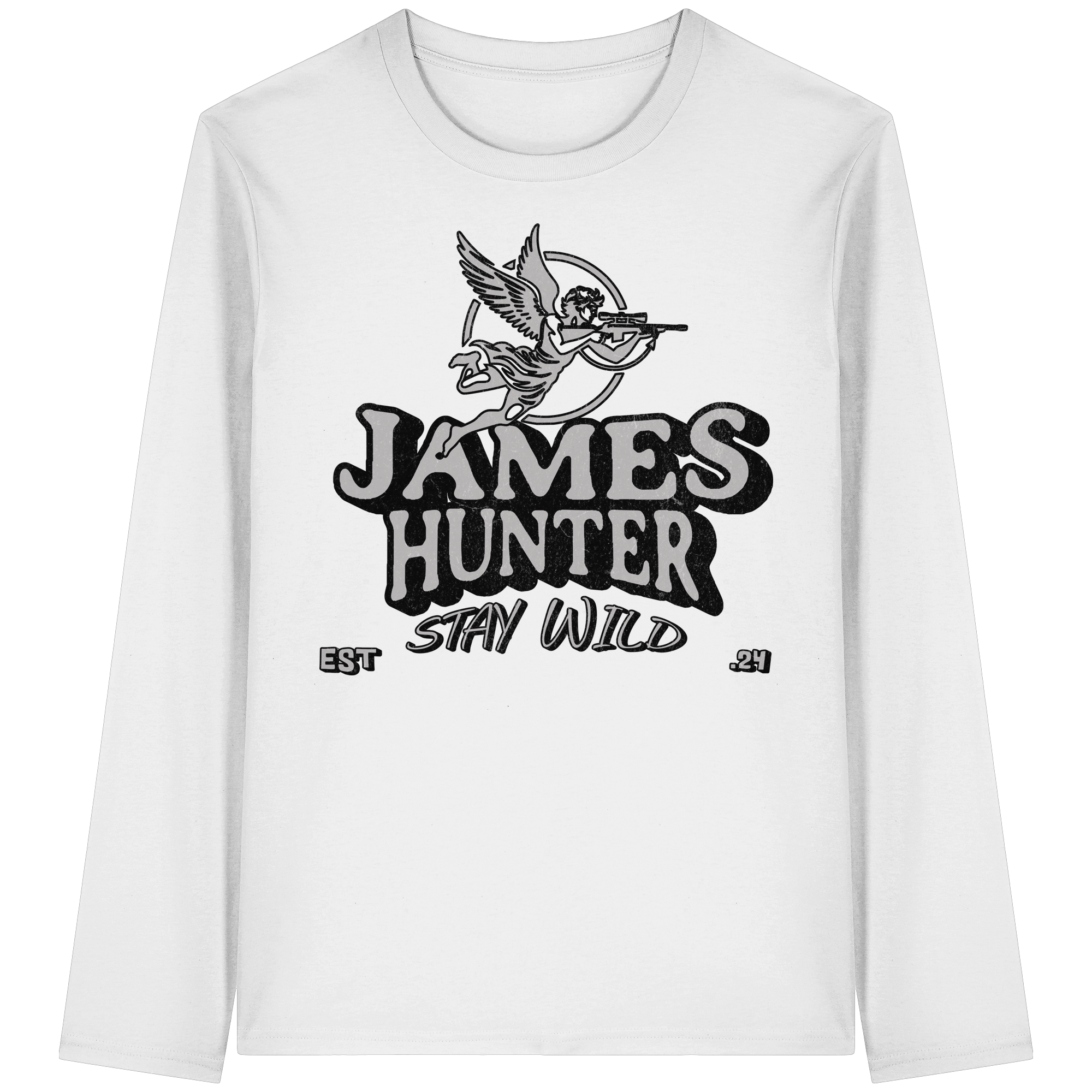 Stay Wild – James Hunter Angel Edition - Organic Longsleeve T-Shirt