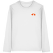 The Encounter — Boar & Hunter & Dog Silhouette Organic T-Shirt - Organic Longsleeve T-Shirt
