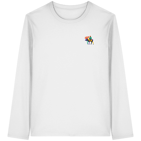 Moose Commute — Minimalist Collection Organic T-Shirt - Organic Longsleeve T-Shirt