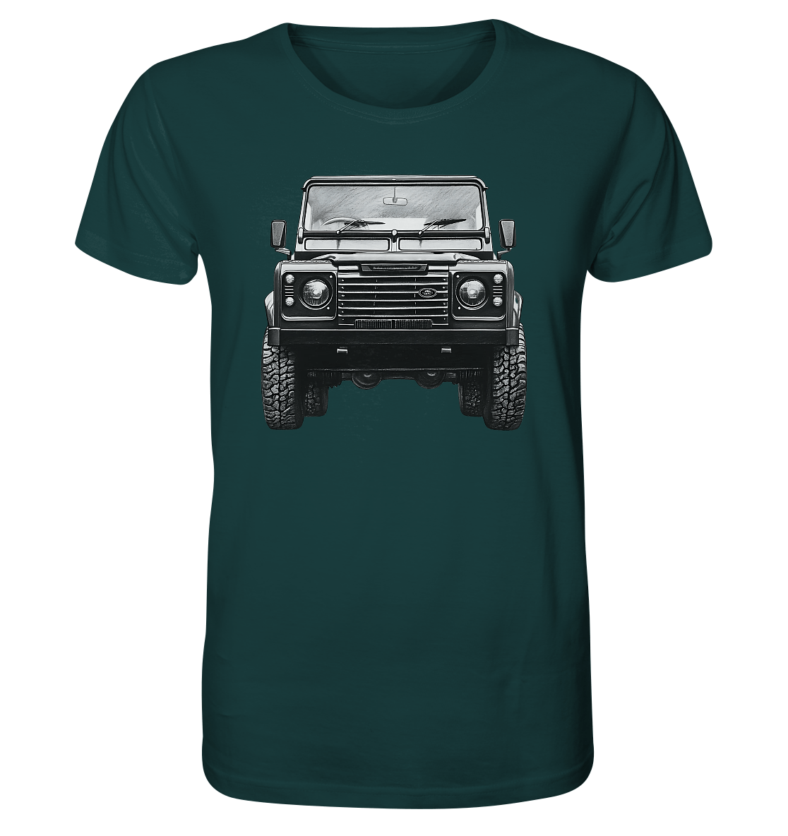 Not lost, just exploring - Defender Style ! - Organic Shirt