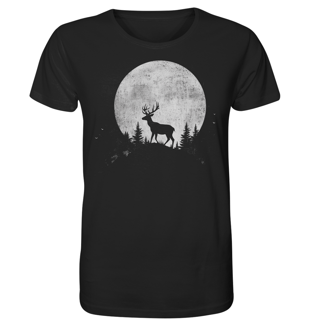 Majestic Deer Full Moon - Organic Shirt