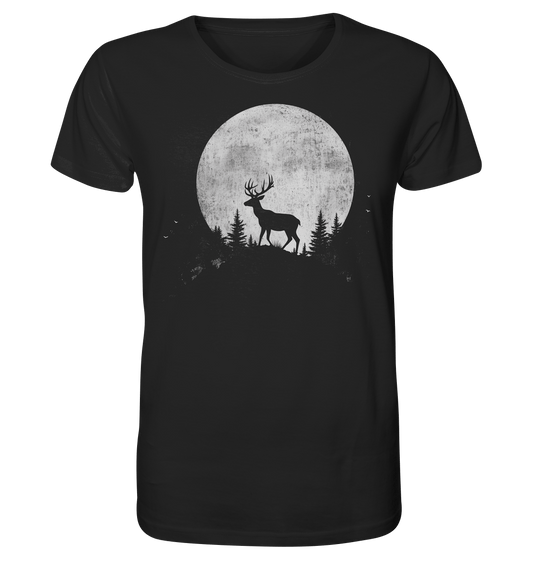 Majestic Deer Full Moon - Organic Shirt