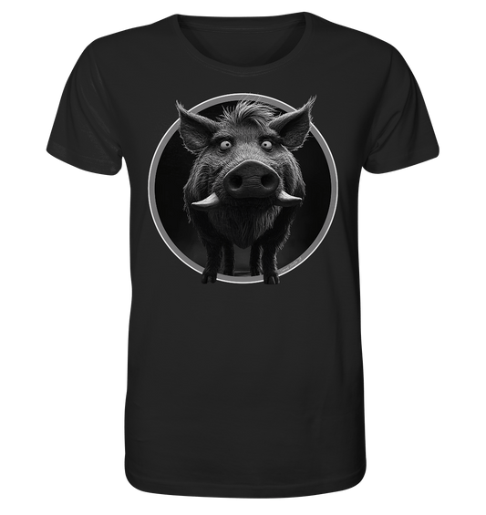 Caricature de sanglier - T-shirt bio