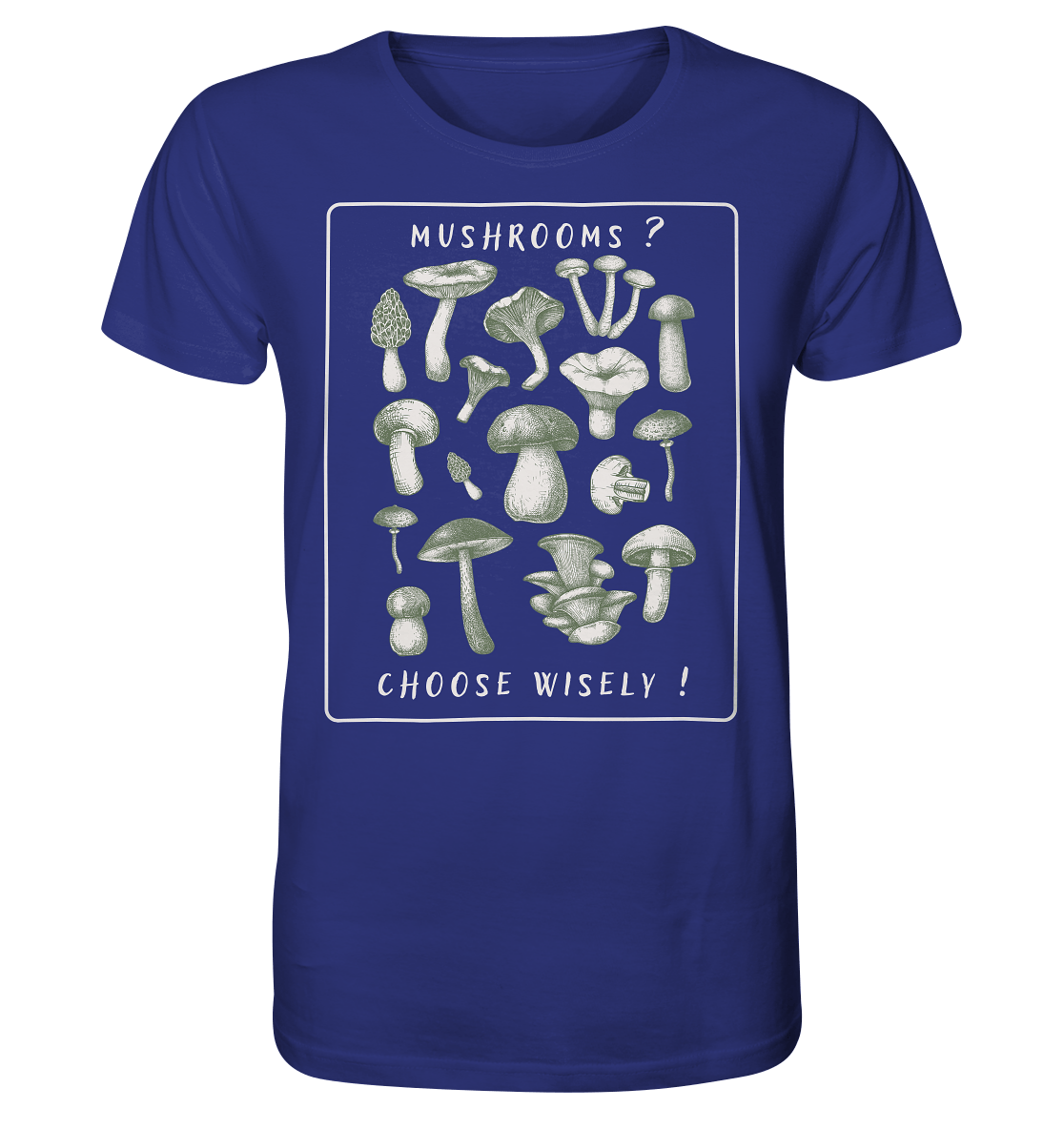 Mushrooms ? Choose Wisely! - Organic Shirt
