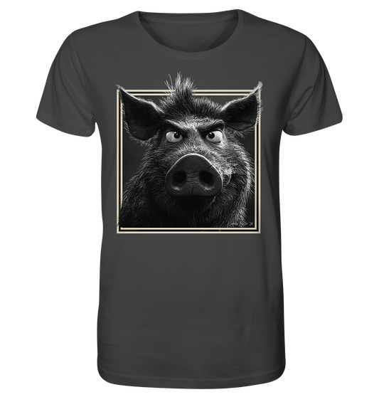 Caricature de sanglier n°1 - T-shirt bio