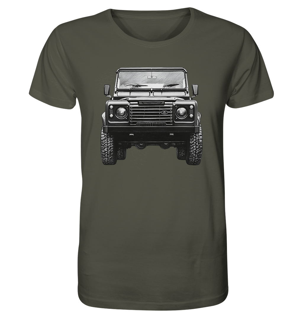 Not lost, just exploring - Defender Style ! - Organic Shirt