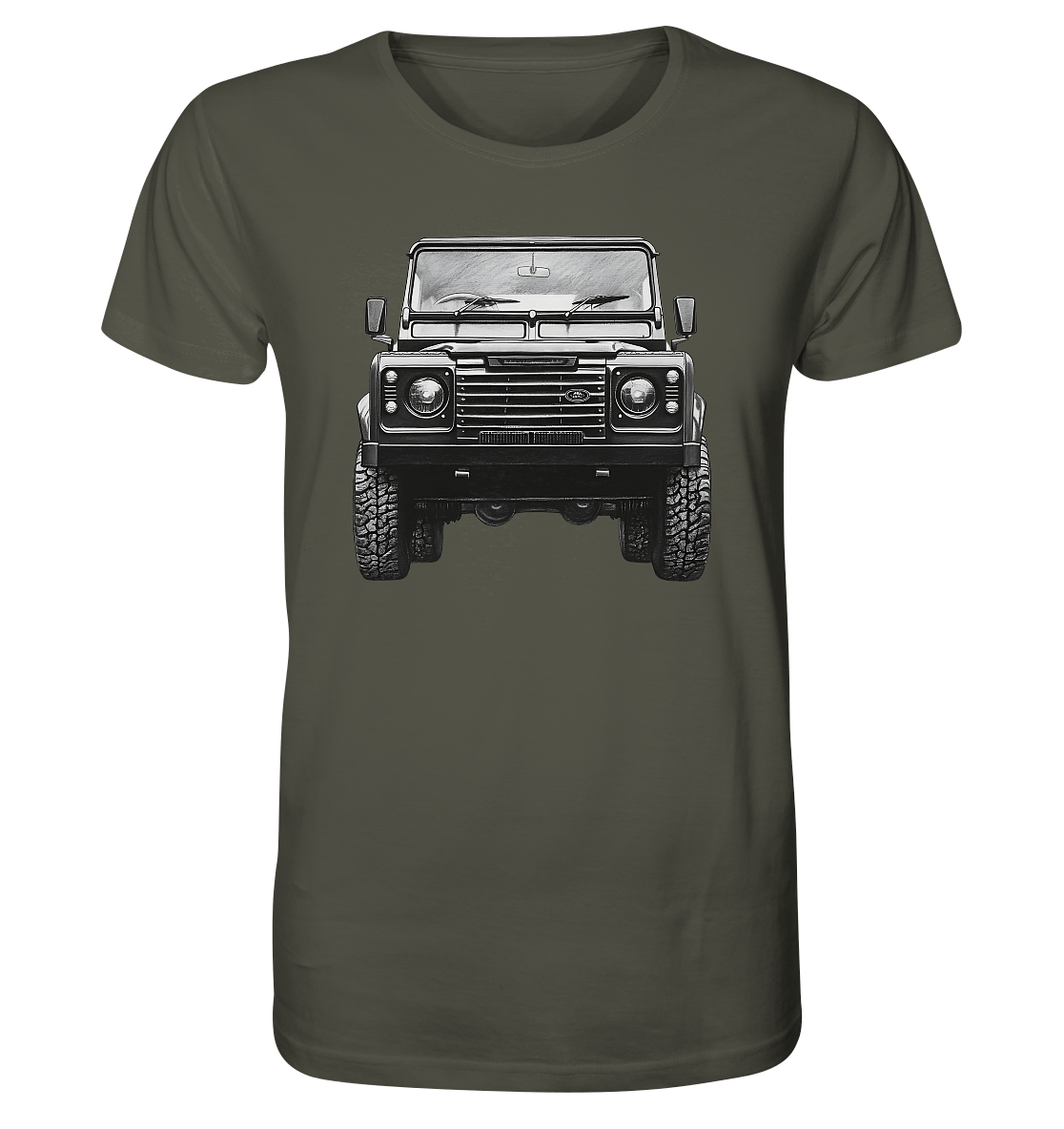 Not lost, just exploring - Defender Style ! - Organic Shirt
