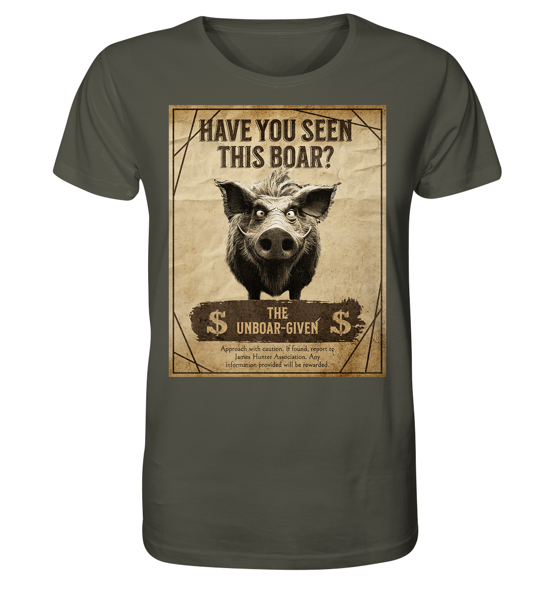 WANTED: Wild, Wreckless & On the Run - Organic Shirt