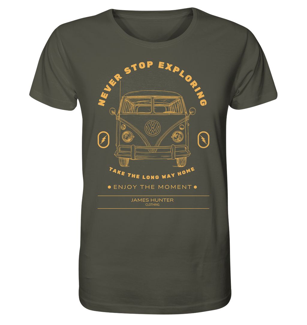 Never Stop Exploring - Organic Shirt