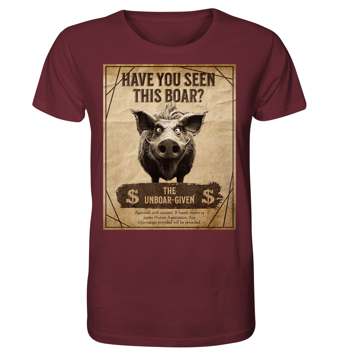 WANTED: Wild, Wreckless & On the Run - Organic Shirt