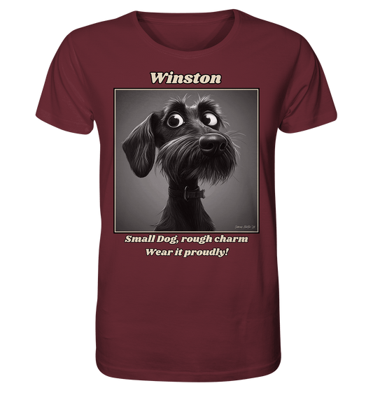 Winston the Rauhaardackel T-Shirt - Organic Shirt
