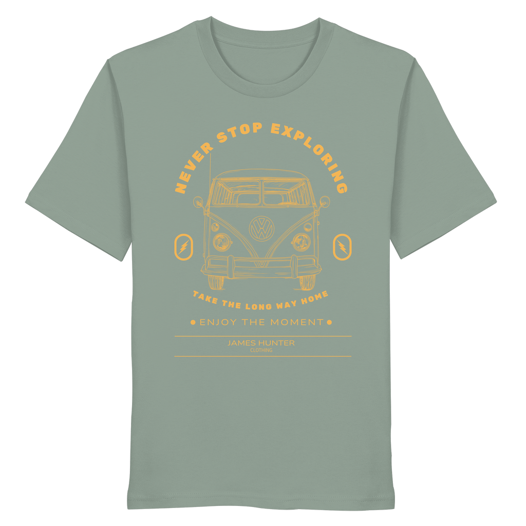 Never Stop Exploring - Organic Shirt