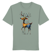 Surreal Stag — Art Collection Organic T-Shirt No. 11