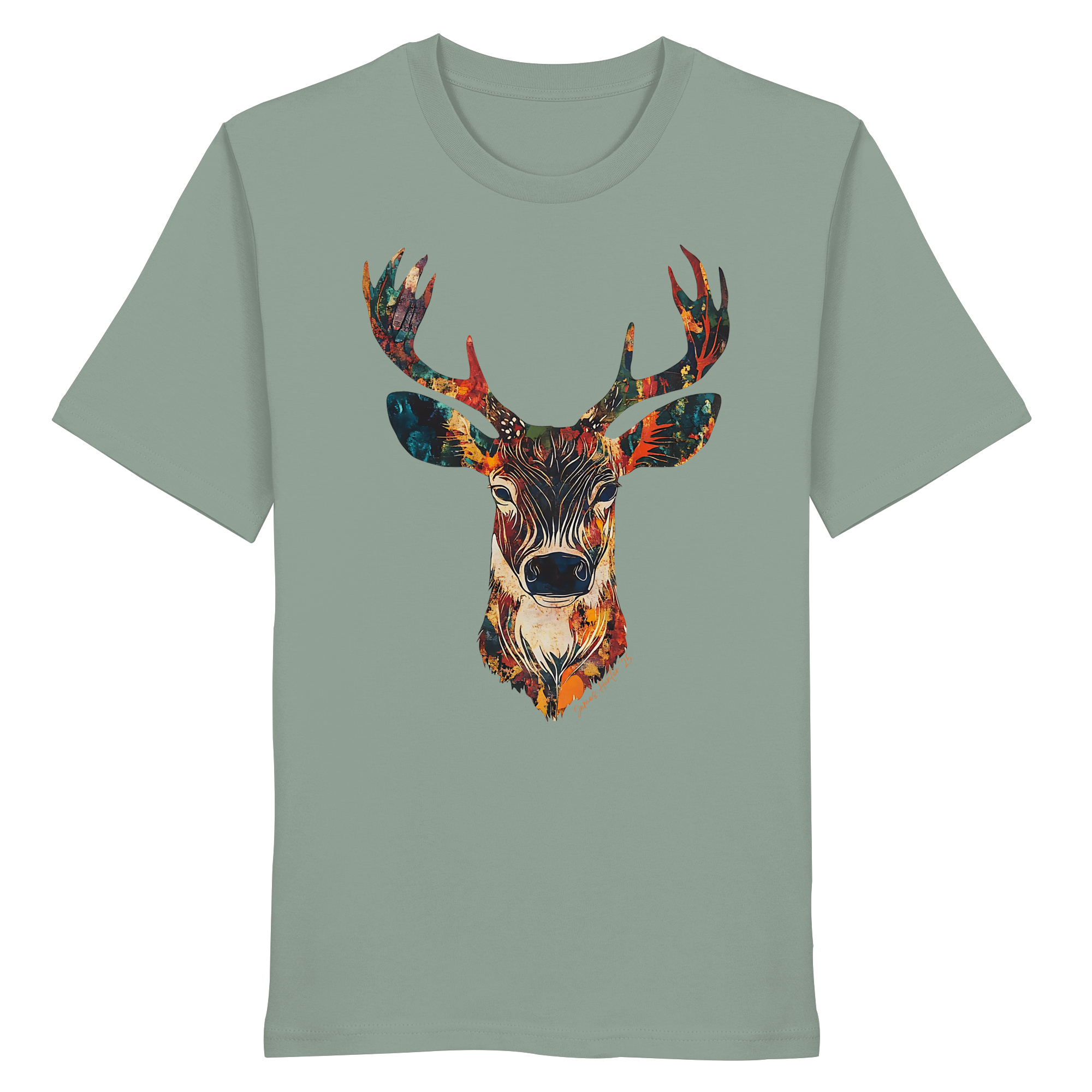 Autumn Crown — Art Collection Organic T-Shirt No. 9 - Organic Shirt