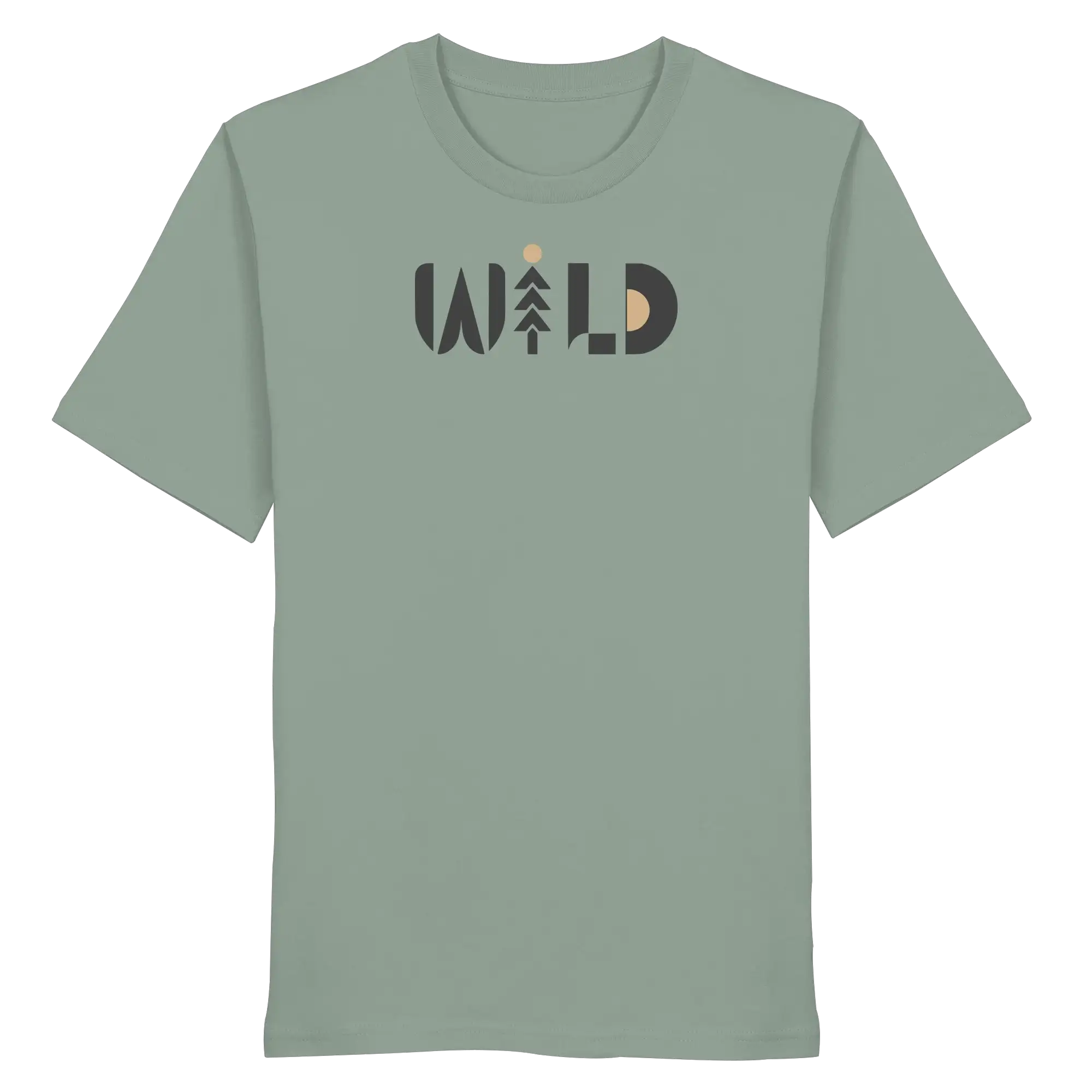 Wild Outdoor Apparel – Retro Pine & Rising Sun Print - Organic Shirt