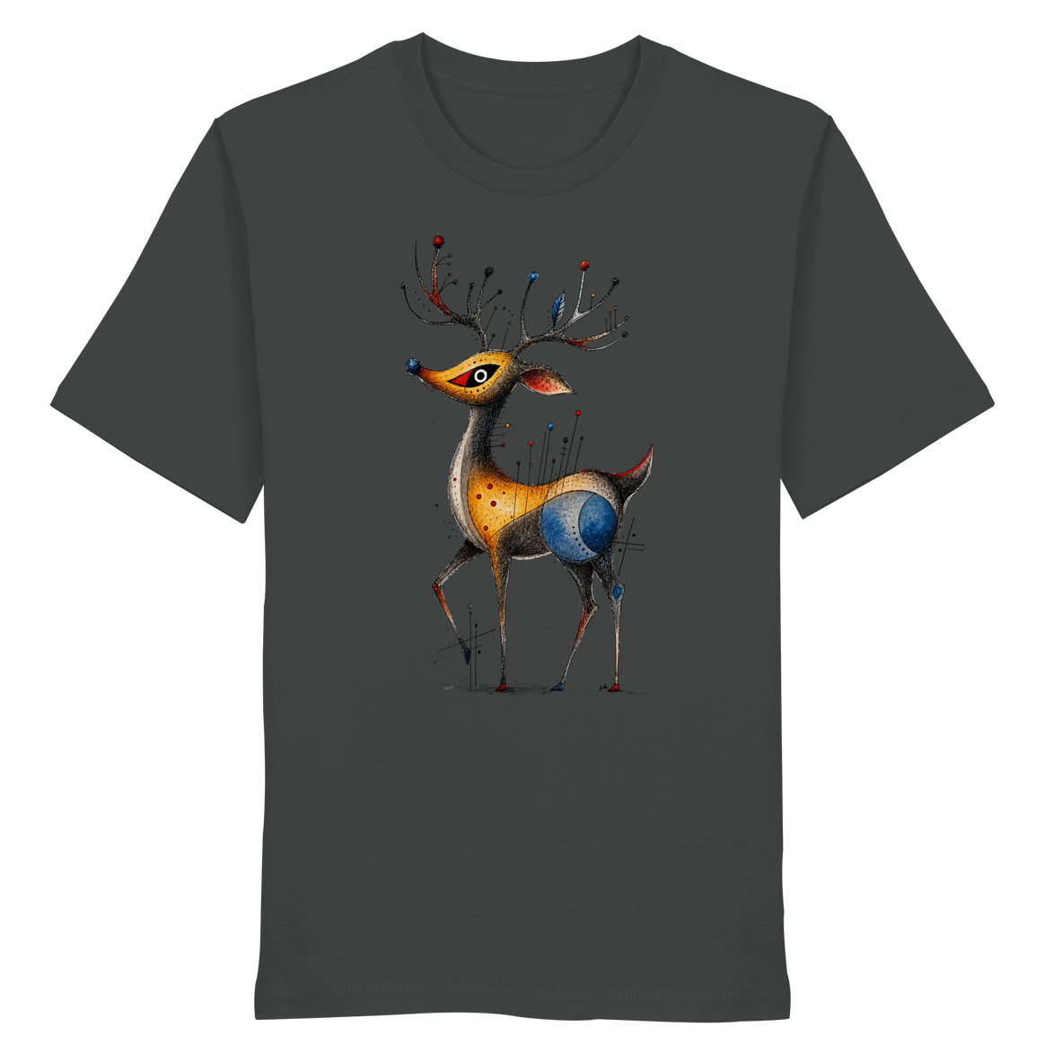 Surreal Stag — Art Collection Organic T-Shirt No. 11