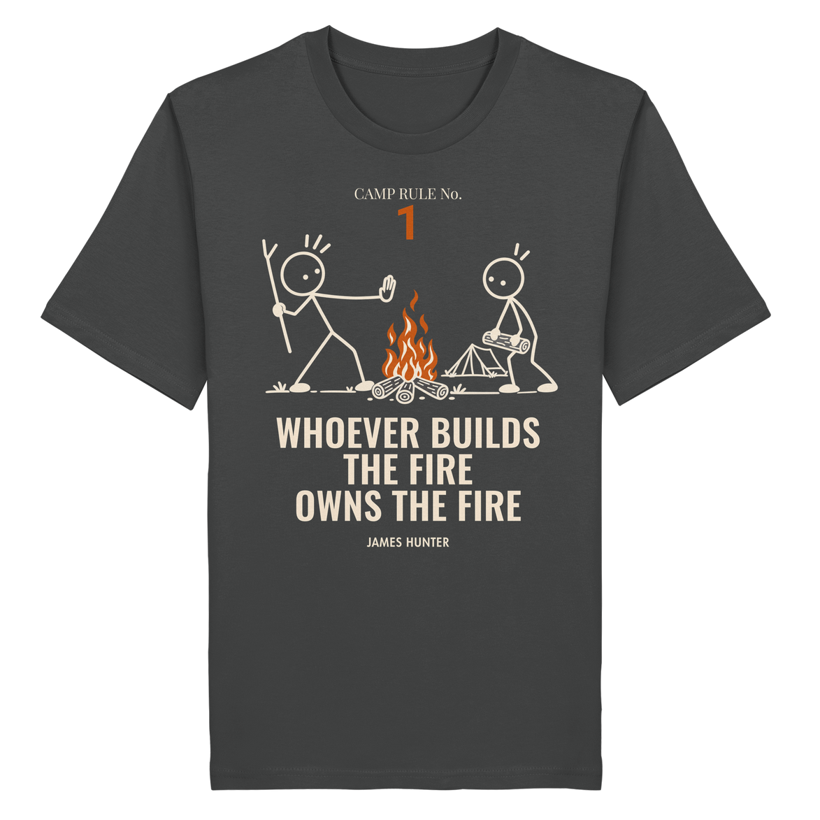 Rule 01 — Whoever Builds the Fire Owns the Fire - Organic Shirt