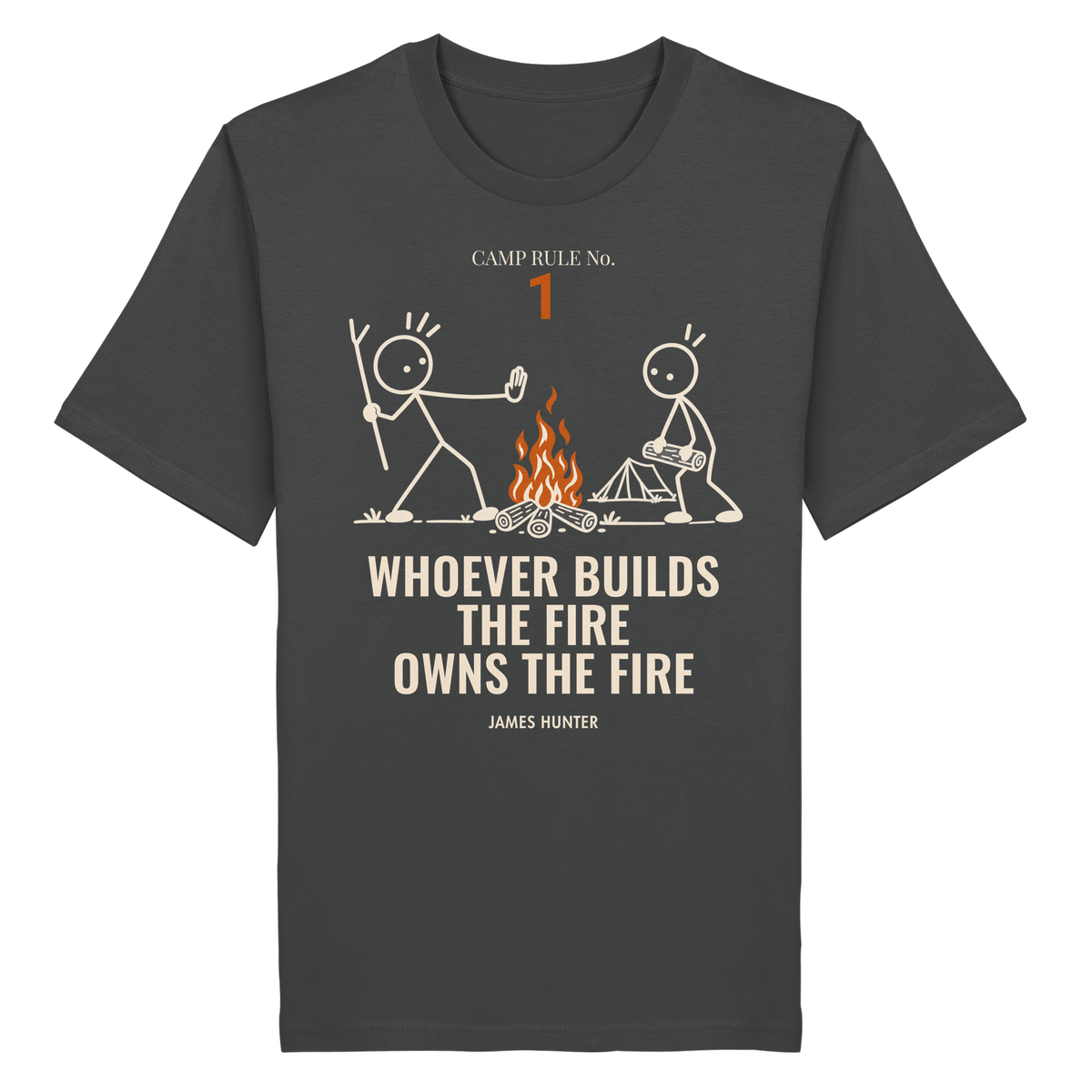 Rule 01 — Whoever Builds the Fire Owns the Fire - Organic Shirt