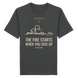 Rule 07 — The Fire Starts When You Give Up - Organic Shirt